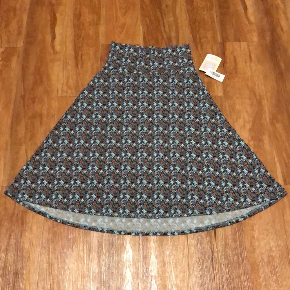 LuLaRoe Azure A-Line Skirt Size Small
